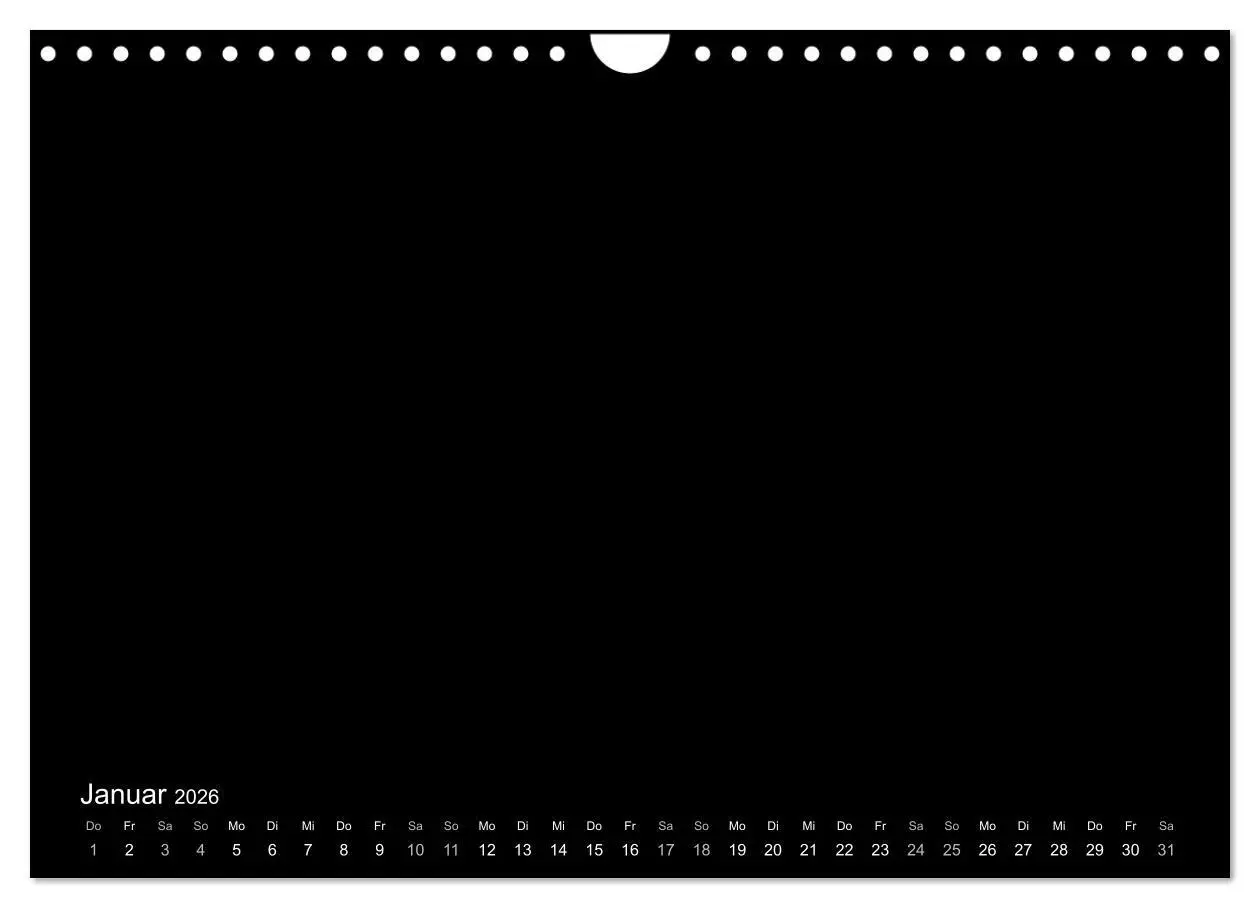 Bild: 9783457793244 | Bastelkalender: DIY Kreativ-Kalender -schwarz- (Wandkalender 2026...
