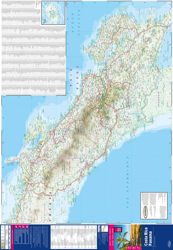 Bild: 9783831773244 | Reise Know-How Landkarte Costa Rica, Panama (1:550.000) | Rump | 2 S.