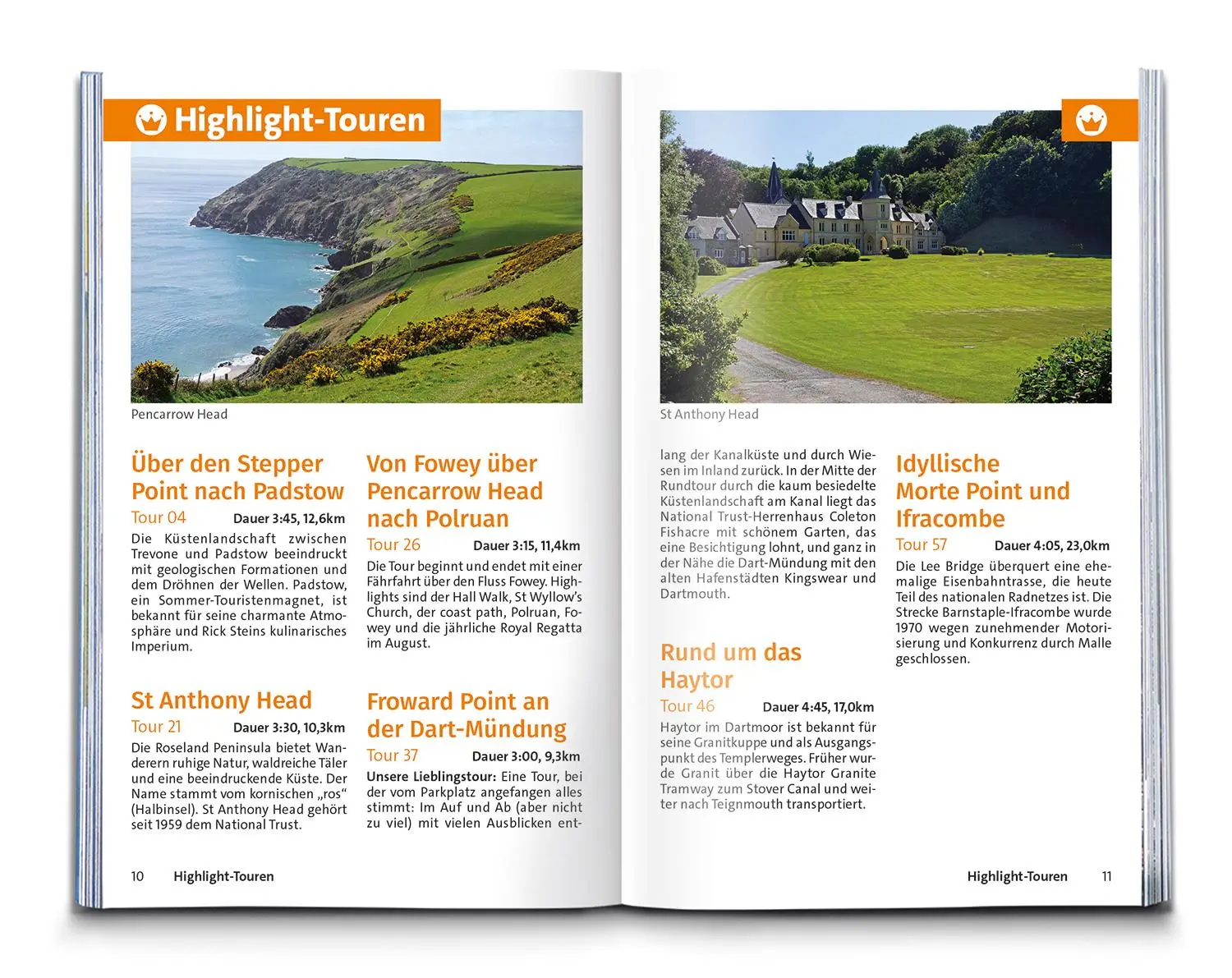 Bild: 9783991543244 | KOMPASS Wanderführer Cornwall und Devon, 60 Touren mit...