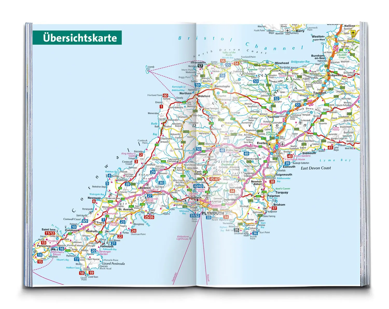 Bild: 9783991543244 | KOMPASS Wanderführer Cornwall und Devon, 60 Touren mit...