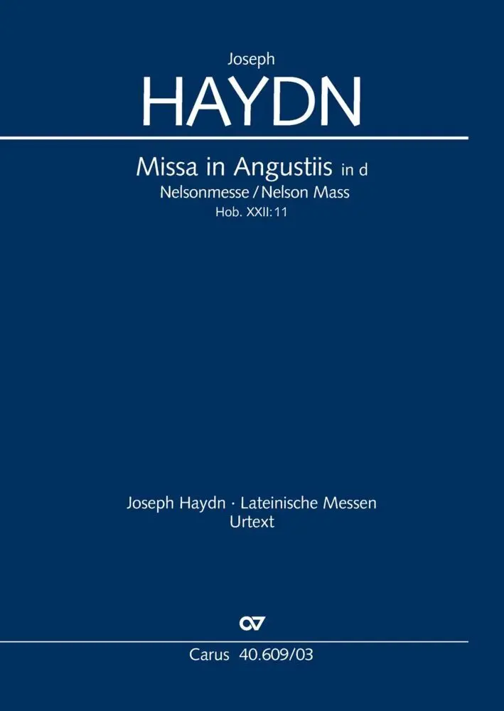 Cover: 9790007073244 | Missa in Angustiis (Klavierauszug) | Nelson-Messe Hob. XXII:11, 1798