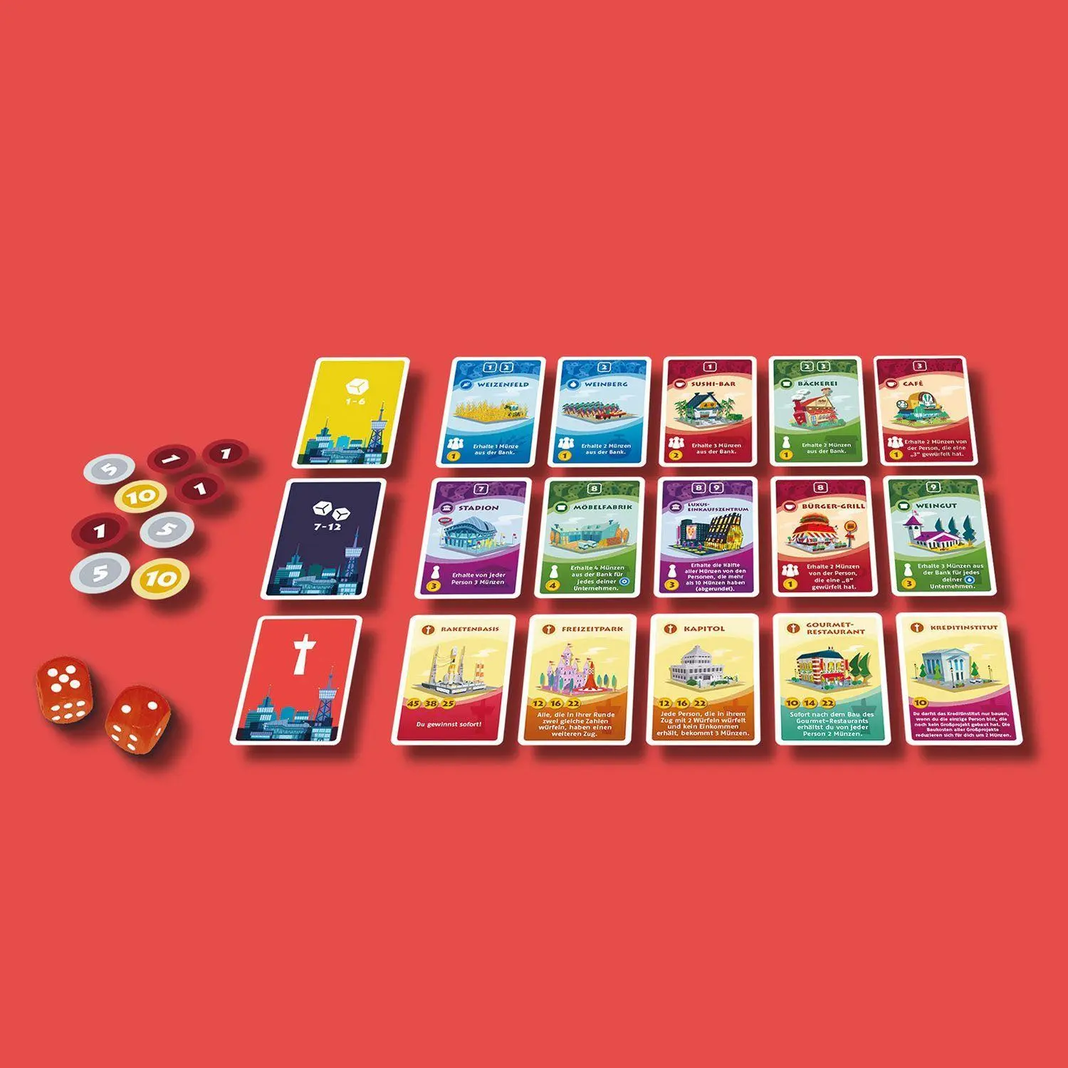 Bild: 4002051683344 | Machi Koro - Die neue Stadt | Masao Suganuma | Spiel | Brettspiel