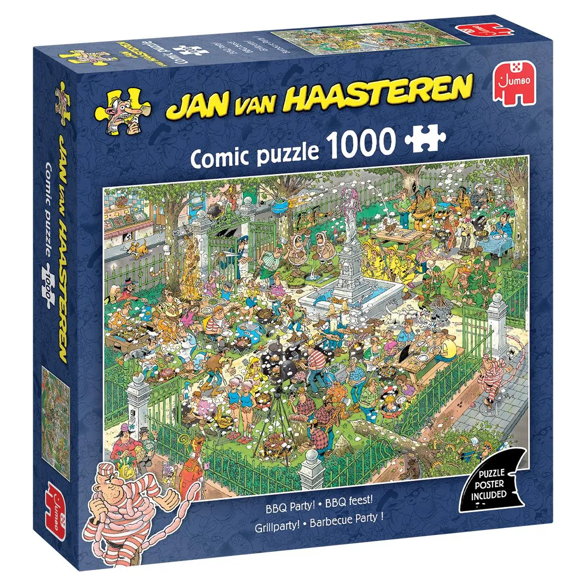 Cover: 8721017603344 | Jan van Haasteren -Grillparty (1000 pieces) | Spiel | Deutsch | 2025