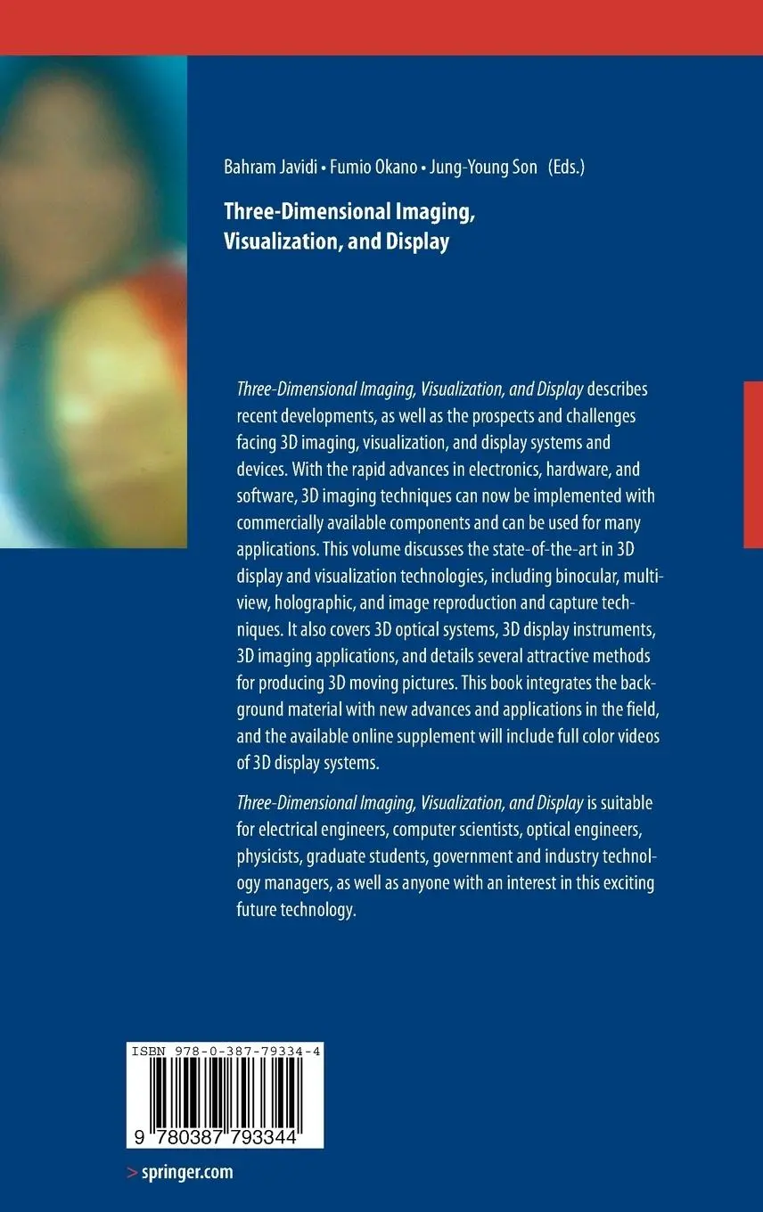 Rückseite: 9780387793344 | Three-Dimensional Imaging, Visualization, and Display | Javidi (u. a.)