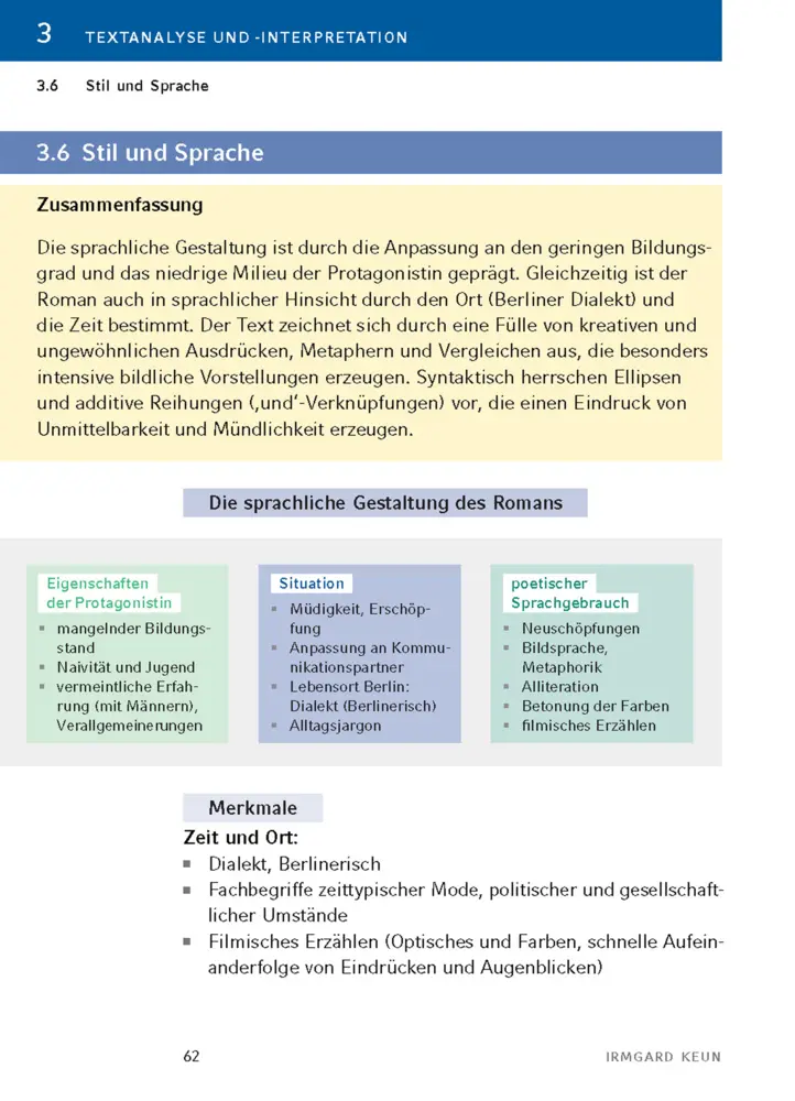 Bild: 9783129303344 | Das kunstseidene Mädchen von Irmgard Keun - Textanalyse und...