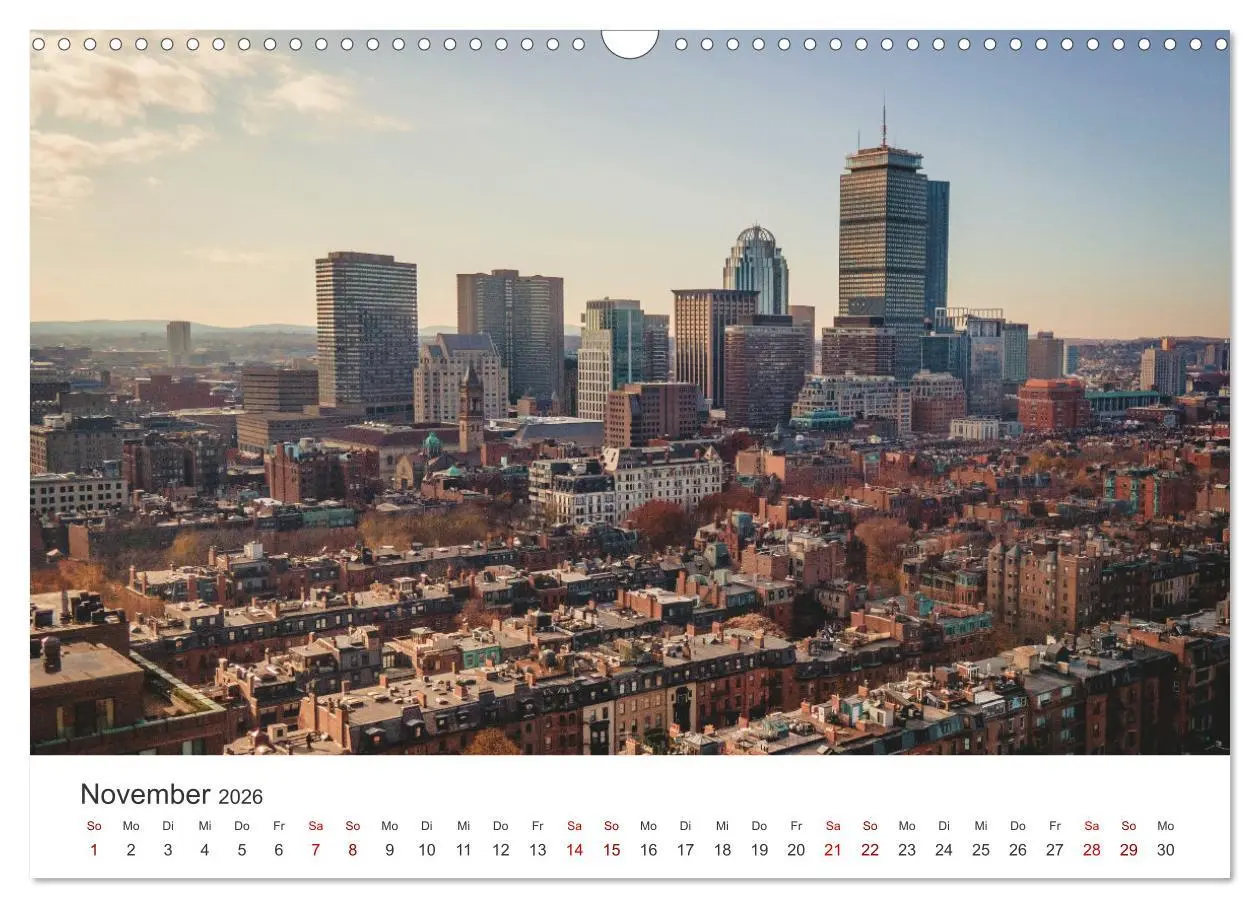 Bild: 9783457613344 | Boston - The Hub of the Universe (Wandkalender 2026 DIN A3 quer),...