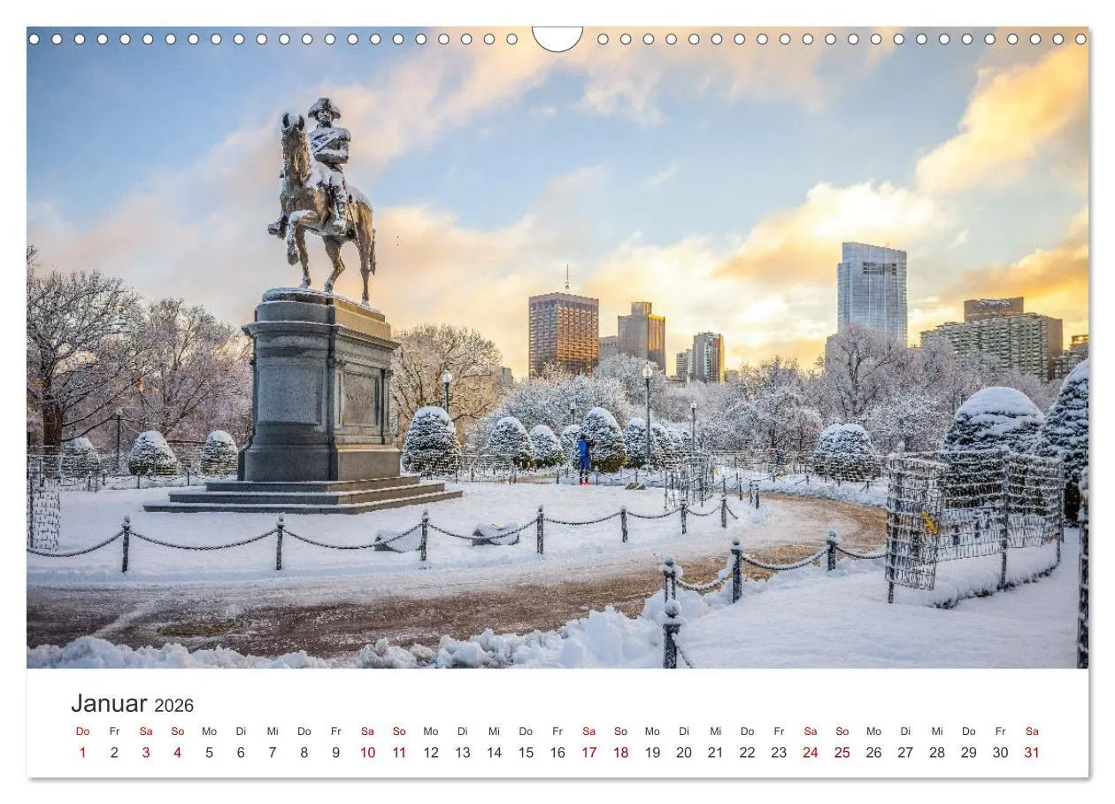 Bild: 9783457613344 | Boston - The Hub of the Universe (Wandkalender 2026 DIN A3 quer),...