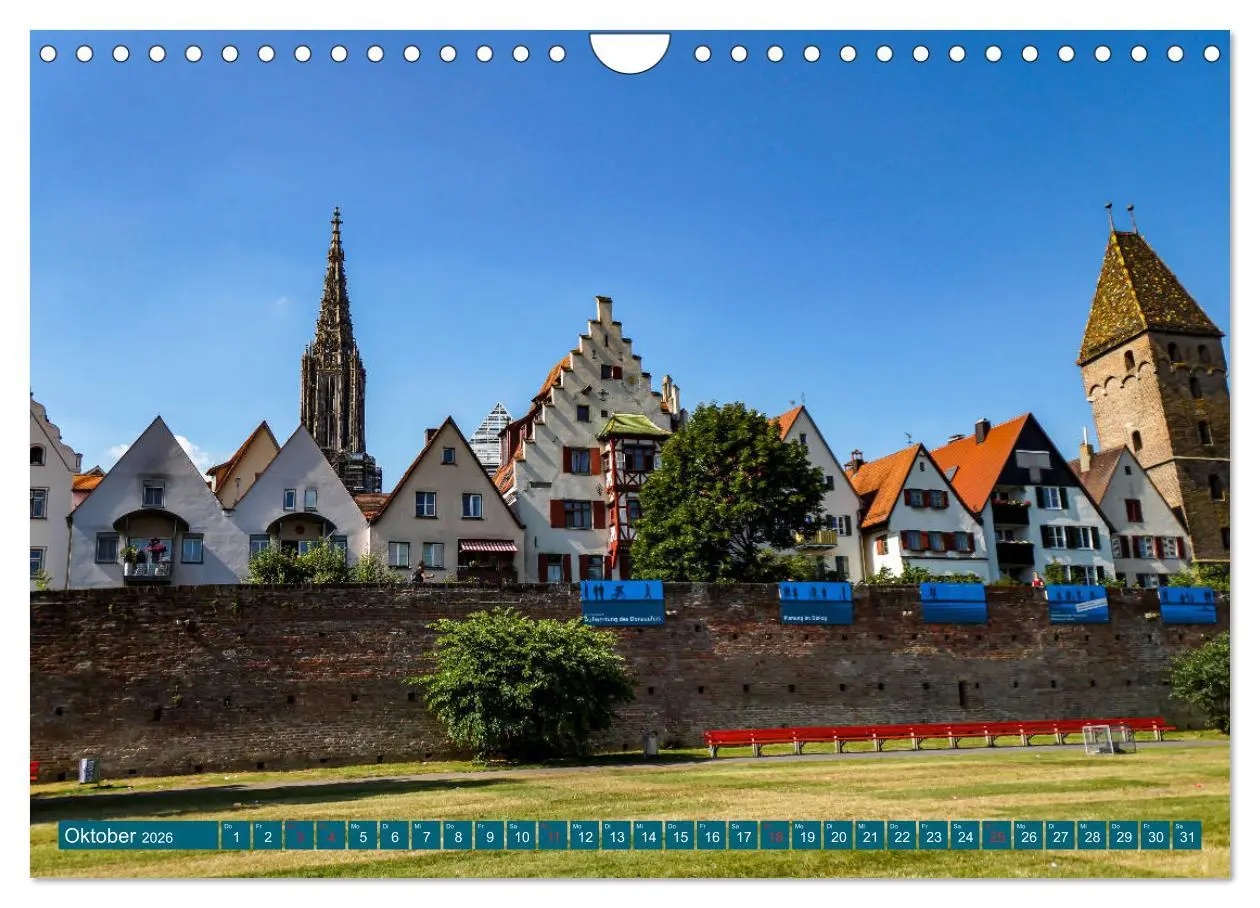 Bild: 9783457783344 | Quer durch Ulm (Wandkalender 2026 DIN A4 quer), CALVENDO...
