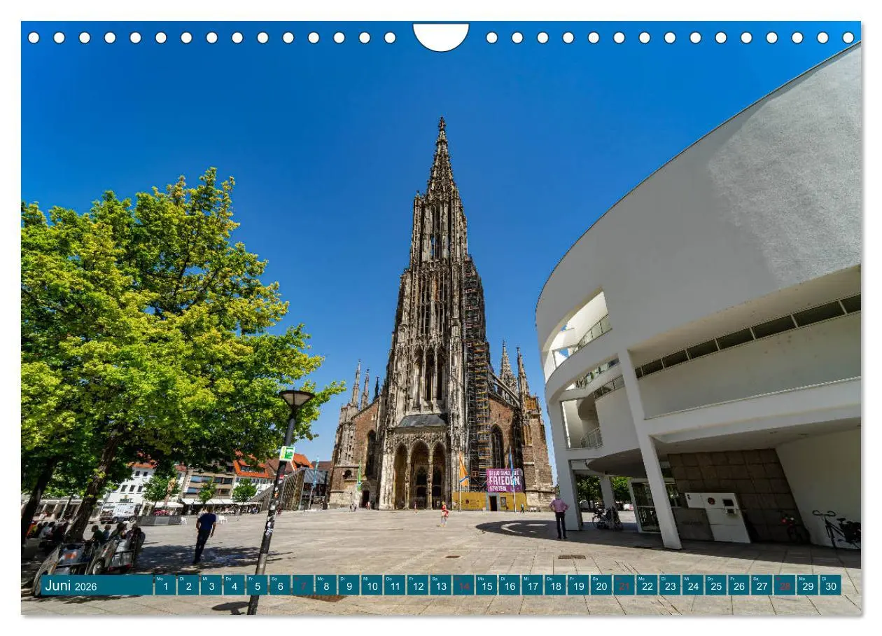 Bild: 9783457783344 | Quer durch Ulm (Wandkalender 2026 DIN A4 quer), CALVENDO...