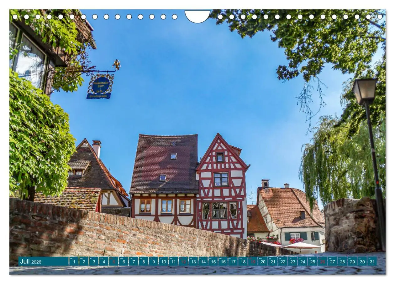 Bild: 9783457783344 | Quer durch Ulm (Wandkalender 2026 DIN A4 quer), CALVENDO...