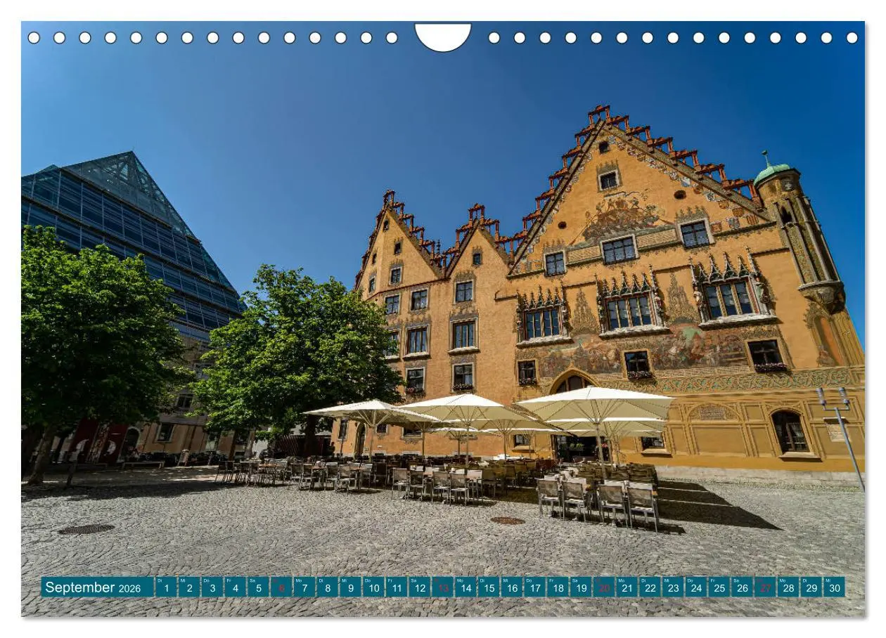 Bild: 9783457783344 | Quer durch Ulm (Wandkalender 2026 DIN A4 quer), CALVENDO...