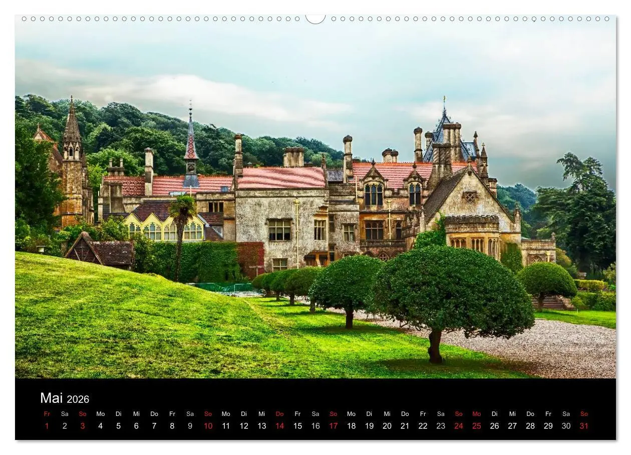 Bild: 9783516183344 | Burgen, Schlösser, Landhäuser (Wandkalender 2026 DIN A2 quer),...
