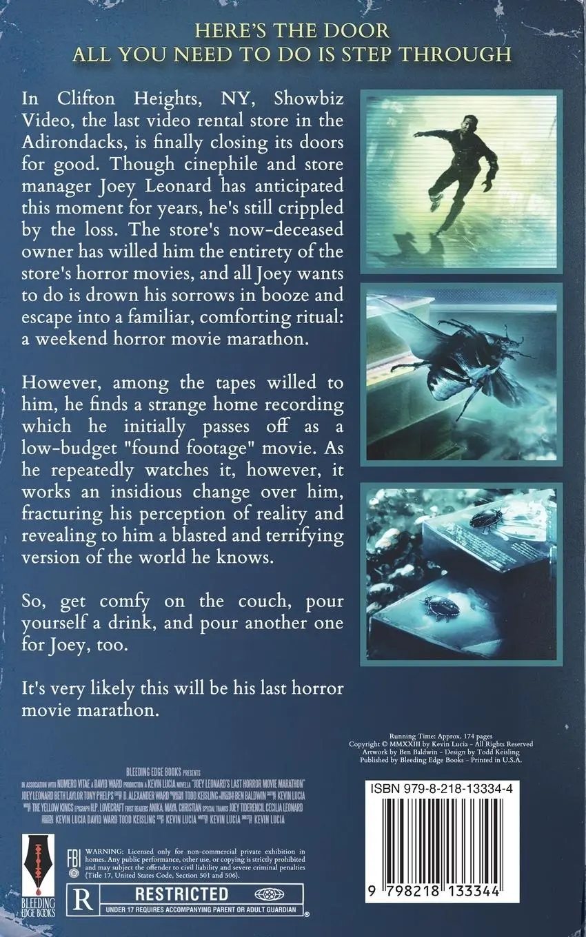 Rückseite: 9798218133344 | Joey Leonard's Last Horror Movie Marathon | Kevin Lucia | Taschenbuch