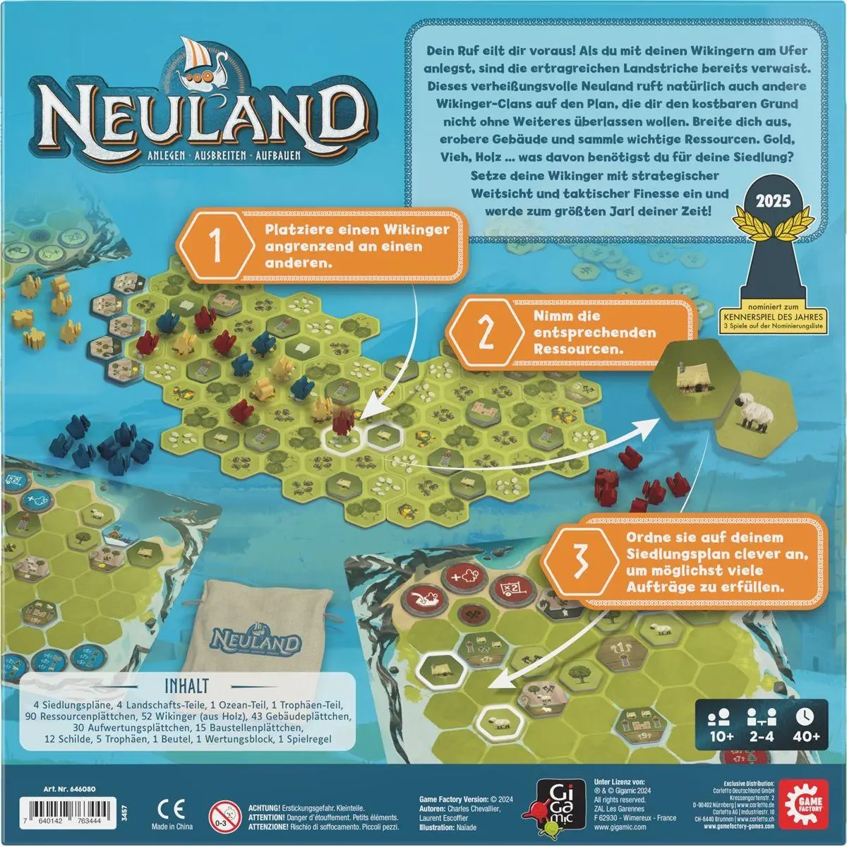 Bild: 7640142763444 | Neuland | Herausgegeben von GAME FACTORY | Spiel | 646080 | Deutsch