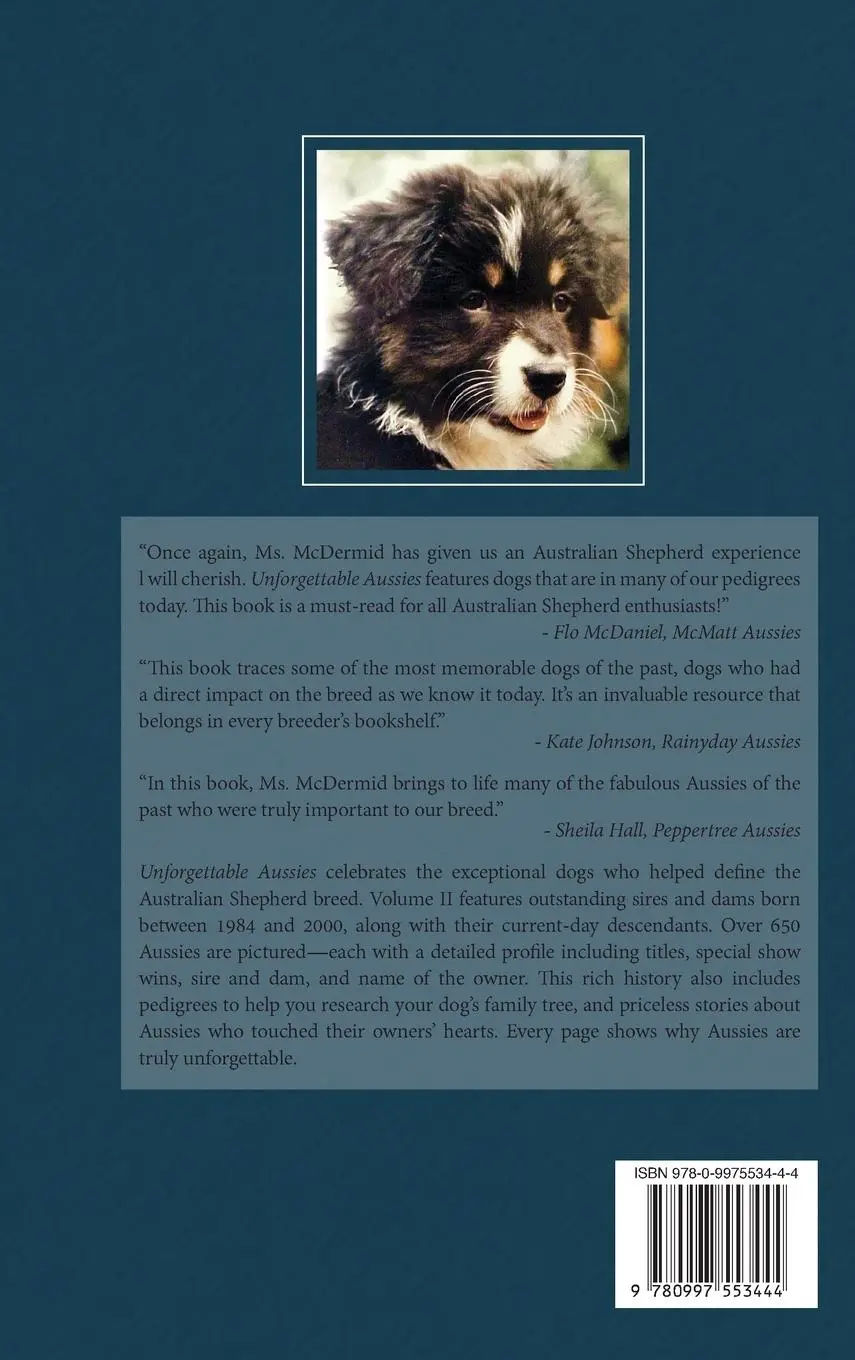 Rückseite: 9780997553444 | Unforgettable Aussies Volume II | Paula J Mcdermid | Buch | Englisch