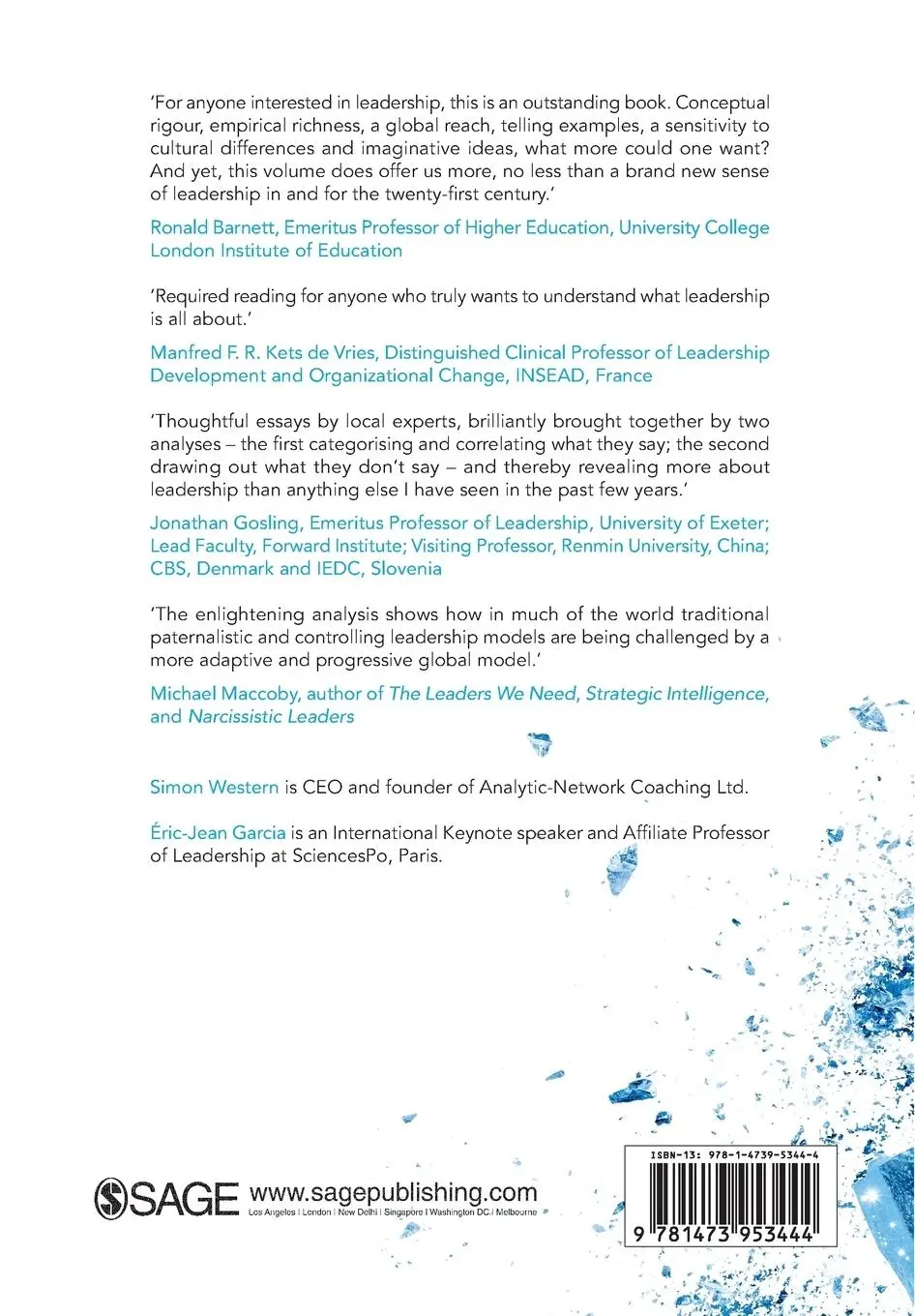 Rückseite: 9781473953444 | Global Leadership Perspectives | Insights and Analysis | Taschenbuch
