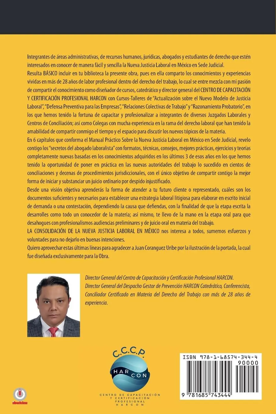 Rückseite: 9781685743444 | Manual práctico sobre la nueva justicia laboral en México en sede...