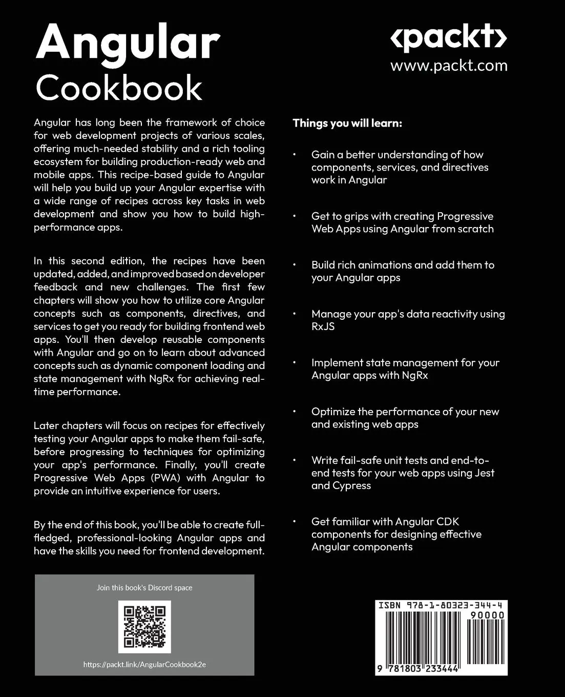 Rückseite: 9781803233444 | Angular Cookbook - Second Edition | Muhammad Ahsan Ayaz | Taschenbuch