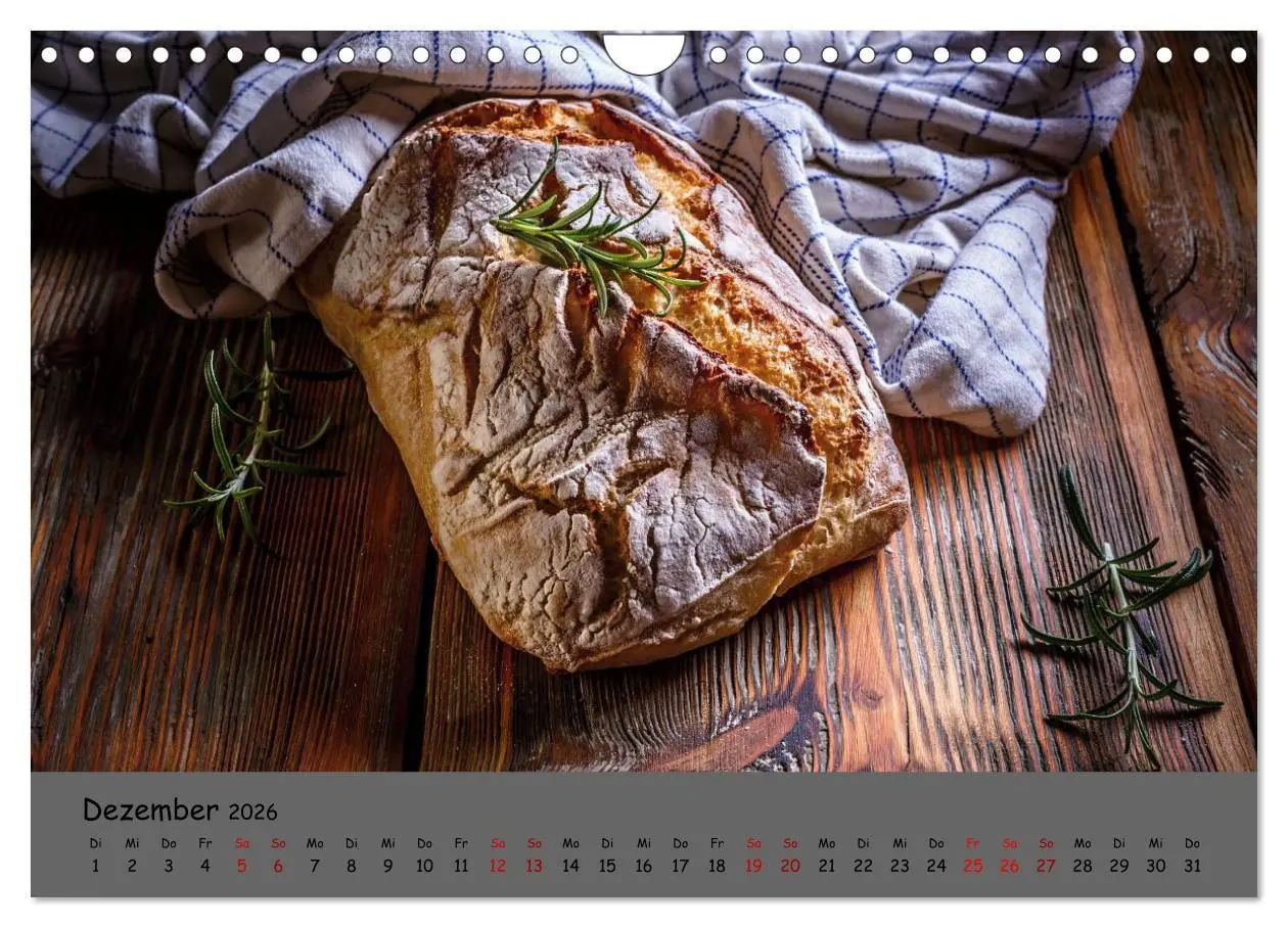 Bild: 9783457603444 | Mein Brotkalender (Wandkalender 2026 DIN A4 quer), CALVENDO...
