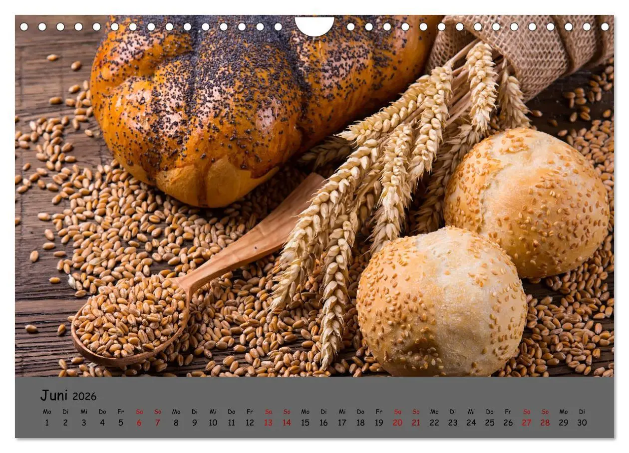 Bild: 9783457603444 | Mein Brotkalender (Wandkalender 2026 DIN A4 quer), CALVENDO...