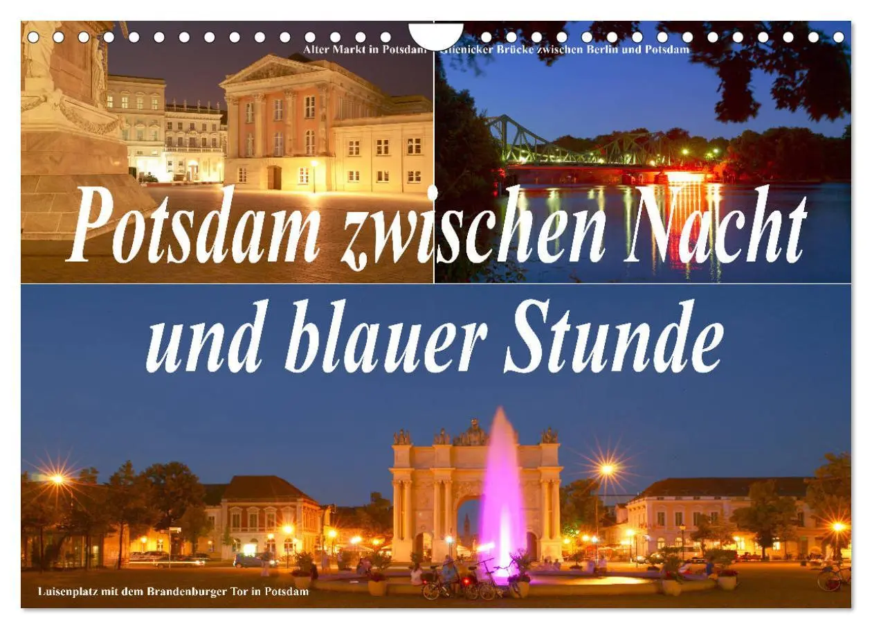 Cover: 9783457773444 | Potsdam zwischen Nacht und blauer Stunde (Wandkalender 2026 DIN A4...