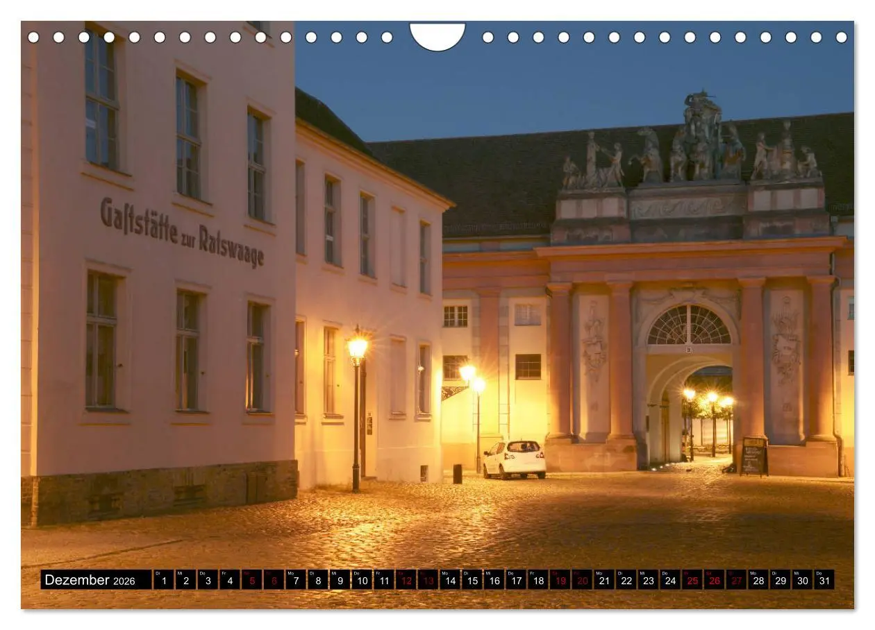 Bild: 9783457773444 | Potsdam zwischen Nacht und blauer Stunde (Wandkalender 2026 DIN A4...