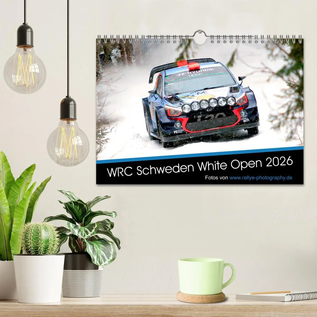 Bild: 9783457843444 | WRC Schweden White Open 2026 (Wandkalender 2026 DIN A4 quer),...