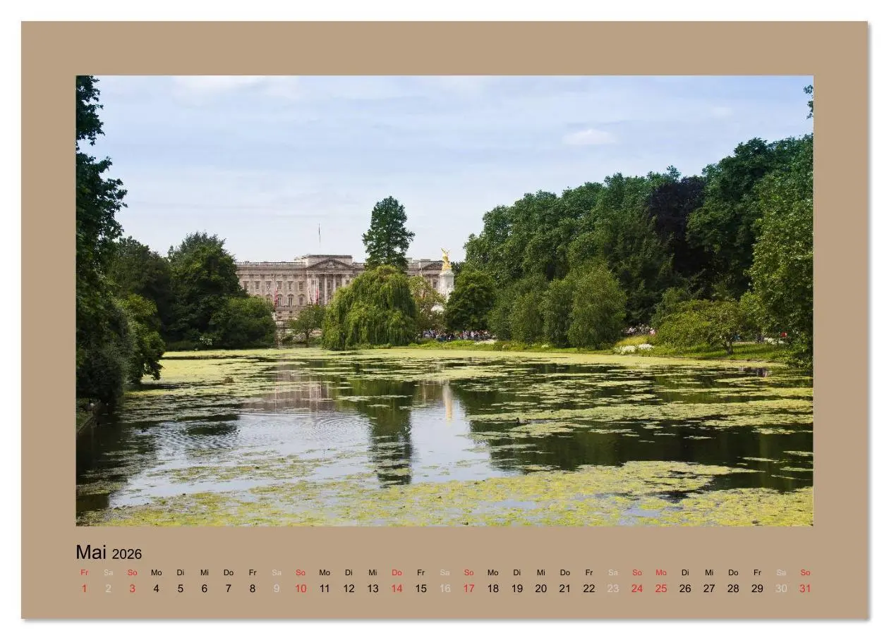 Bild: 9783516173444 | London (Wandkalender 2026 DIN A4 quer), CALVENDO Monatskalender | Koch