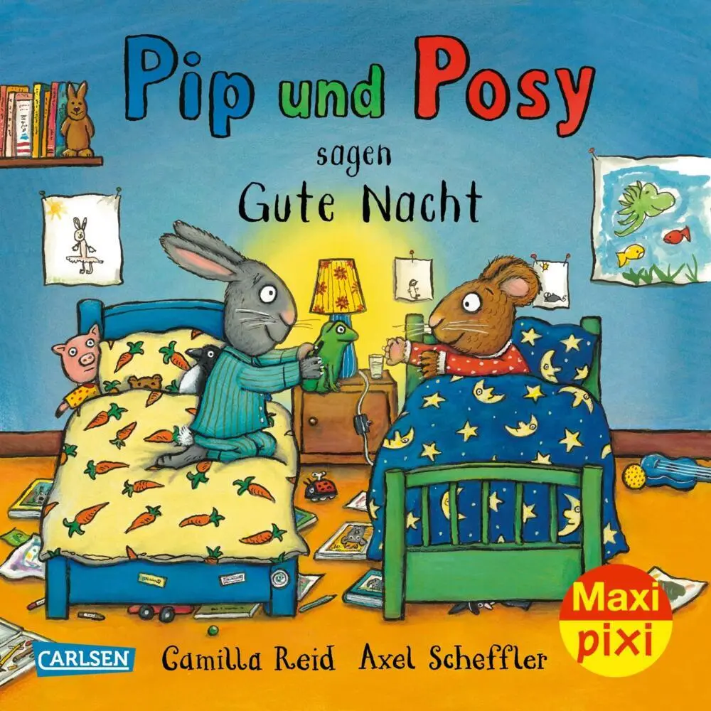 Cover: 9783551033444 | Maxi Pixi 427: Pip und Posy sagen Gute Nacht | Axel Scheffler | Buch Cover: 9783551033444 | Maxi Pixi 427: Pip und Posy sagen Gute Nacht | Axel Scheffler | Buch