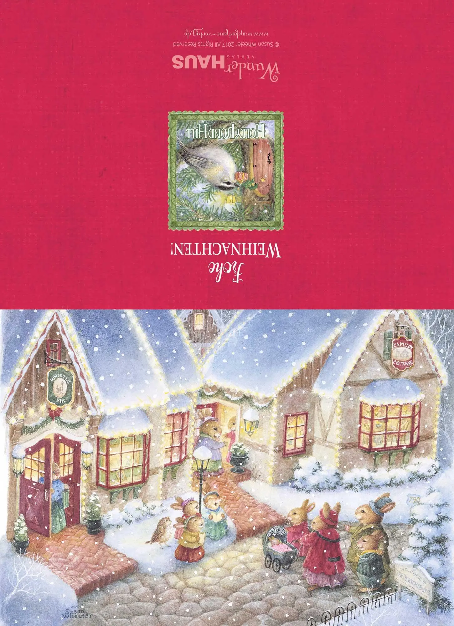 Bild: 9783946693444 | Frohe Weihnachten! Weihnachtskarten-Set | Susan Wheeler | 5 S. | 2017
