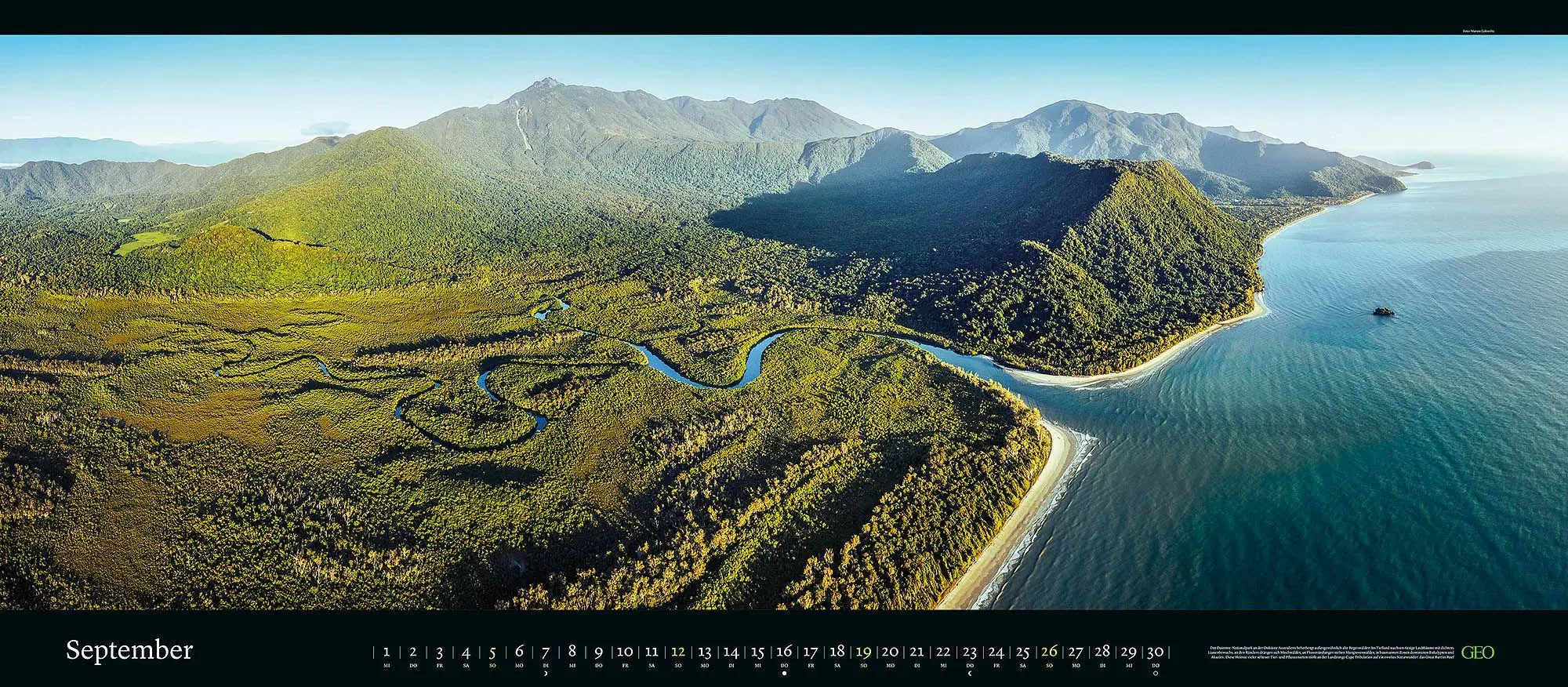 Bild: 4069095013544 | GEO Panorama: Der Blick ins Weite 2027 | Jan Becke | Kalender | 14 S.