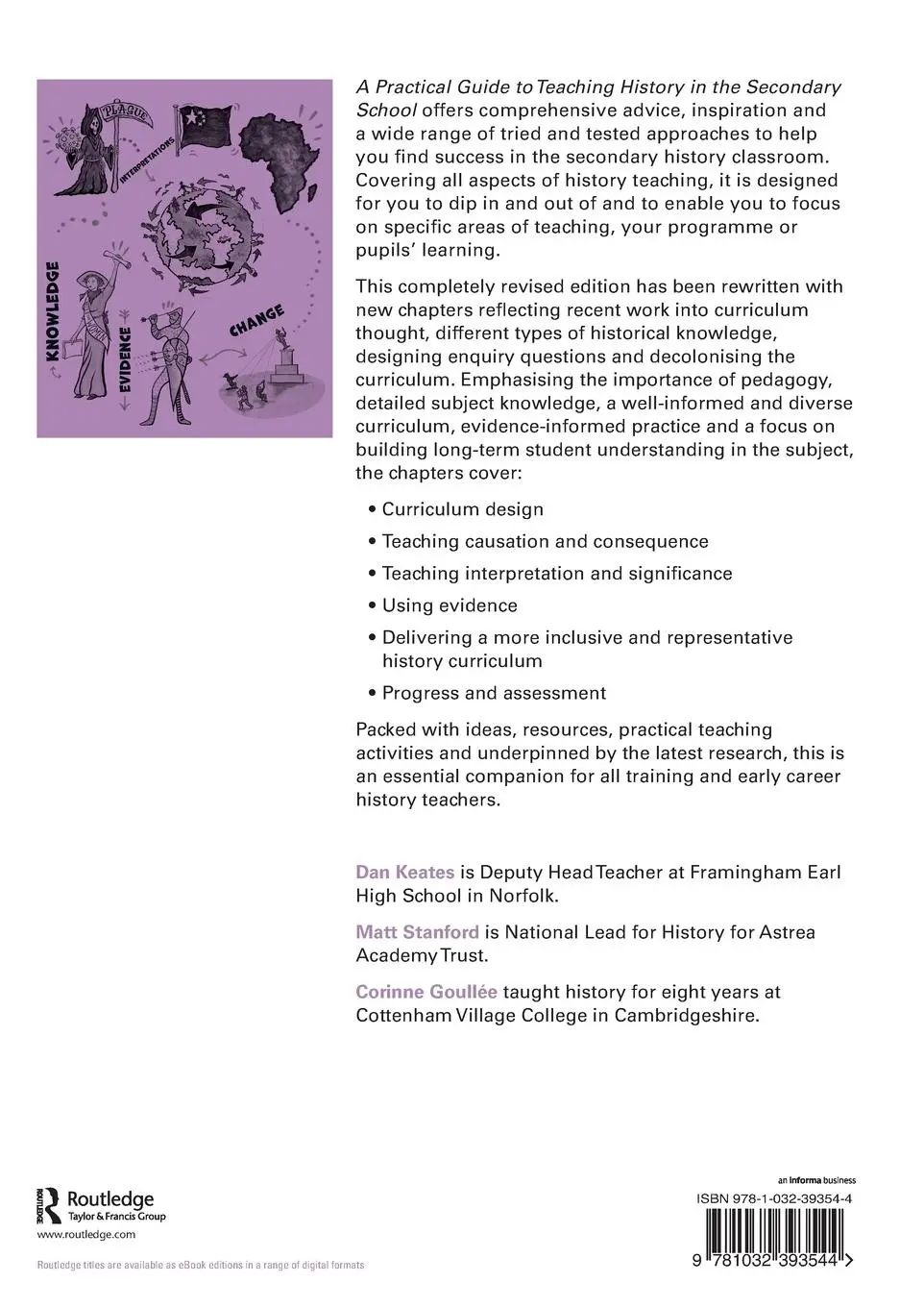 Rückseite: 9781032393544 | A Practical Guide to Teaching History in the Secondary School | Buch