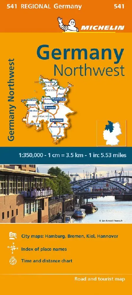 Cover: 9782067183544 | Michelin Schleswig-Holstein, Niedersachsen, Hamburg, Bremen | Deutsch