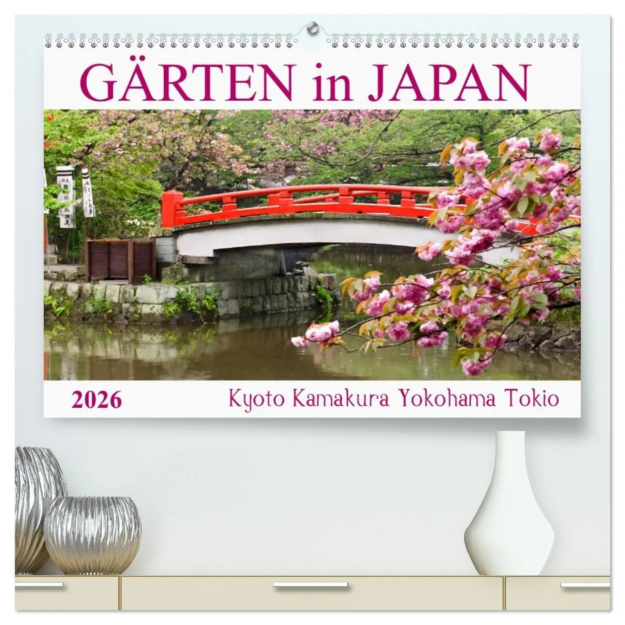 Cover: 9783457453544 | Gärten in Japan (hochwertiger Premium Wandkalender 2026 DIN A2...