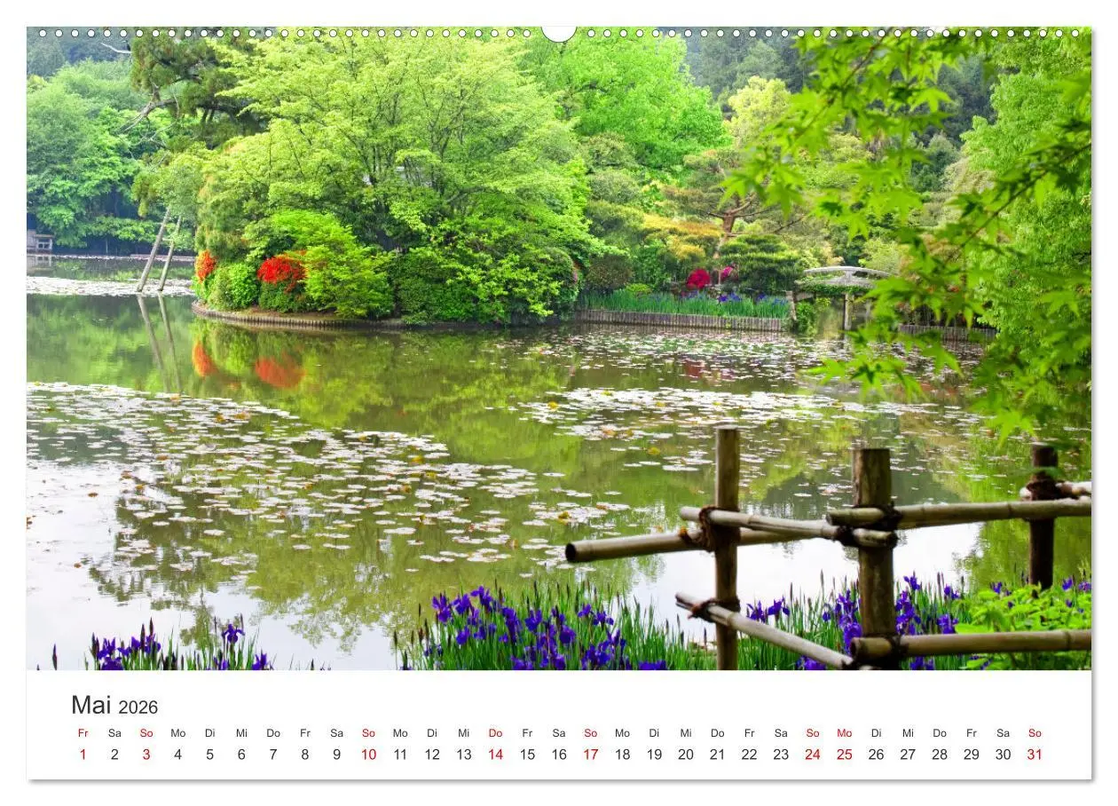 Bild: 9783457453544 | Gärten in Japan (hochwertiger Premium Wandkalender 2026 DIN A2...