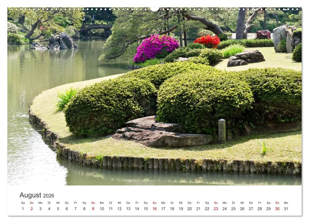 Bild: 9783457453544 | Gärten in Japan (hochwertiger Premium Wandkalender 2026 DIN A2...