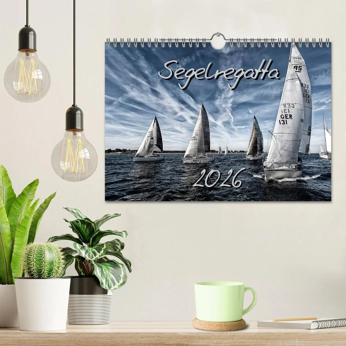 Bild: 9783516233544 | Segelregatta (Wandkalender 2026 DIN A4 quer), CALVENDO Monatskalender