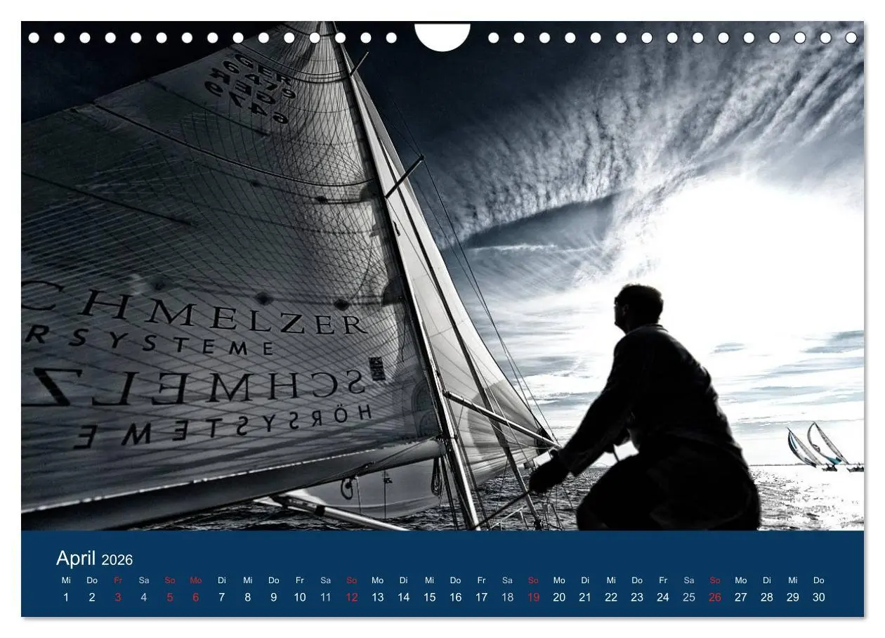 Bild: 9783516233544 | Segelregatta (Wandkalender 2026 DIN A4 quer), CALVENDO Monatskalender