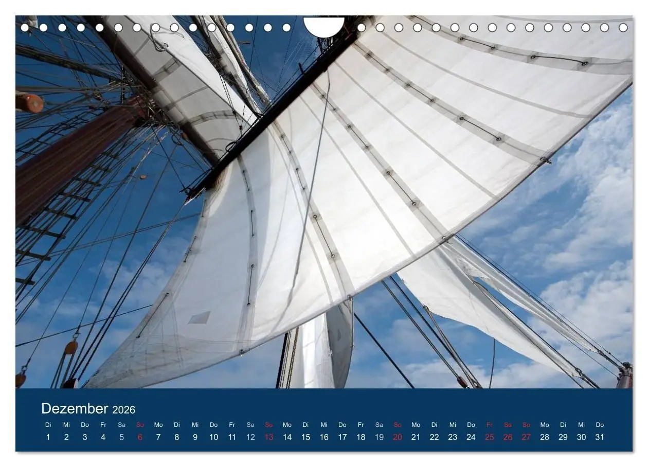 Bild: 9783516233544 | Segelregatta (Wandkalender 2026 DIN A4 quer), CALVENDO Monatskalender