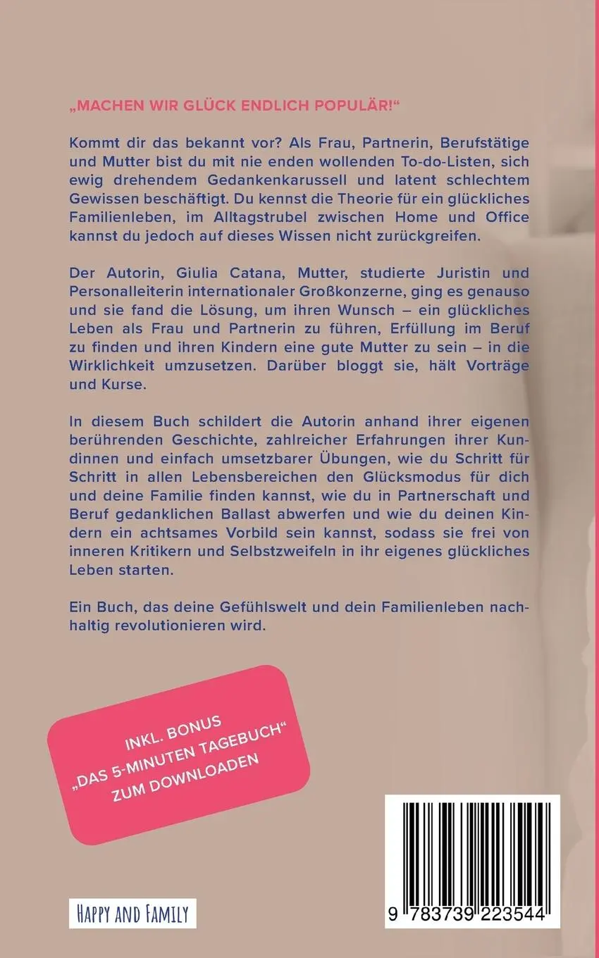 Rückseite: 9783739223544 | Die Kunst des Umdenkens | Giulia Catana | Taschenbuch | Paperback