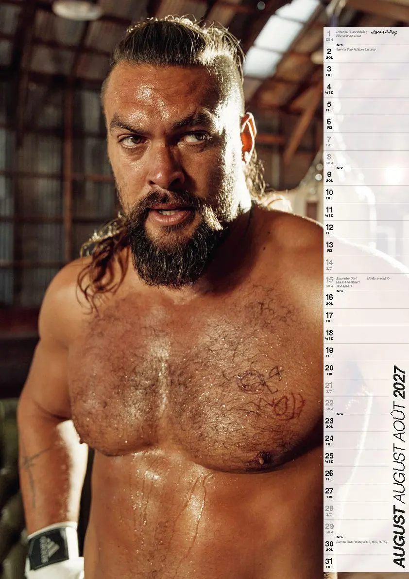 Bild: 9798893613544 | Jason Momoa Kalender 2027 - Der Star aus Aquaman und Game of Thrones