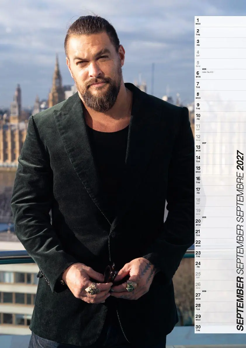 Bild: 9798893613544 | Jason Momoa Kalender 2027 - Der Star aus Aquaman und Game of Thrones