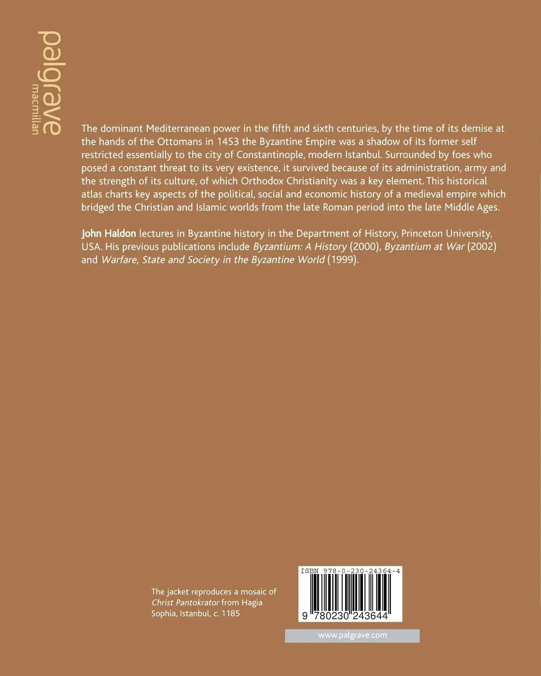 Rückseite: 9780230243644 | The Palgrave Atlas of Byzantine History | J. Haldon | Taschenbuch | x