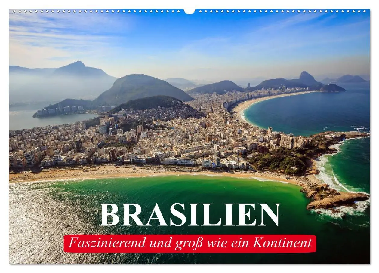 Cover: 9783457993644 | Brasilien. Faszinierend und groß wie ein Kontinent (Wandkalender...