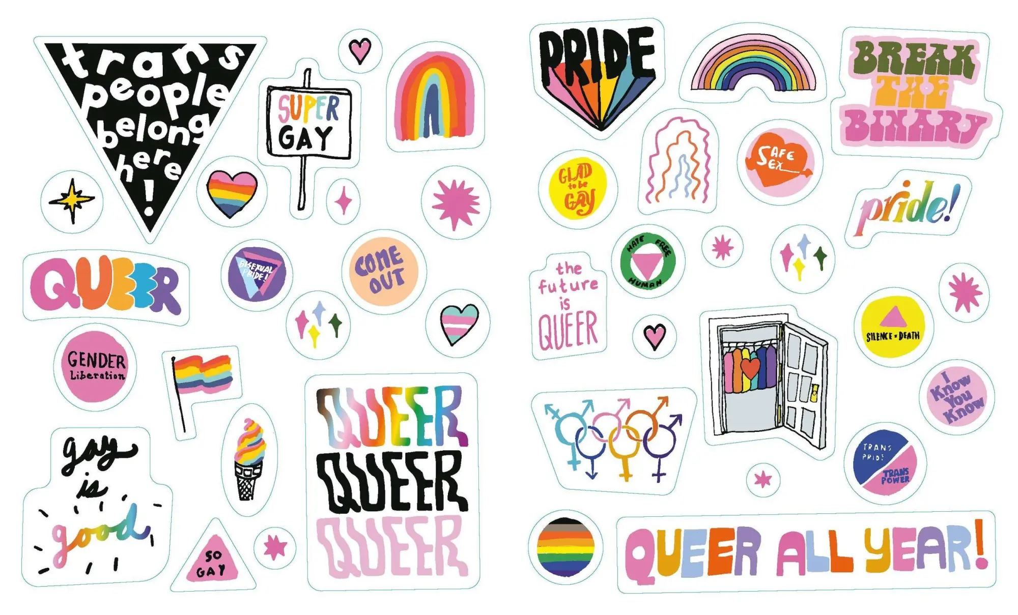 Bild: 9798894143644 | The Big Book of Queer Stickers | Includes 1,000+ Stickers! | Buch