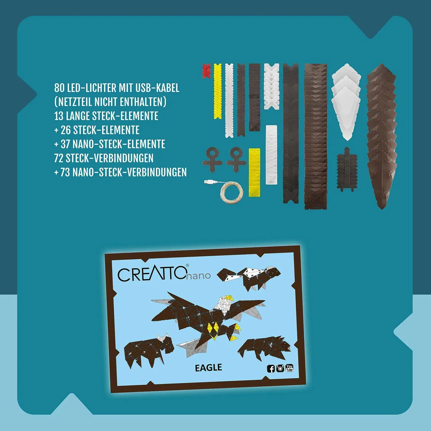 Bild: 5700002003744 | Creatto Adler / Wild Life | Spiel | 03744 | Deutsch | 2022