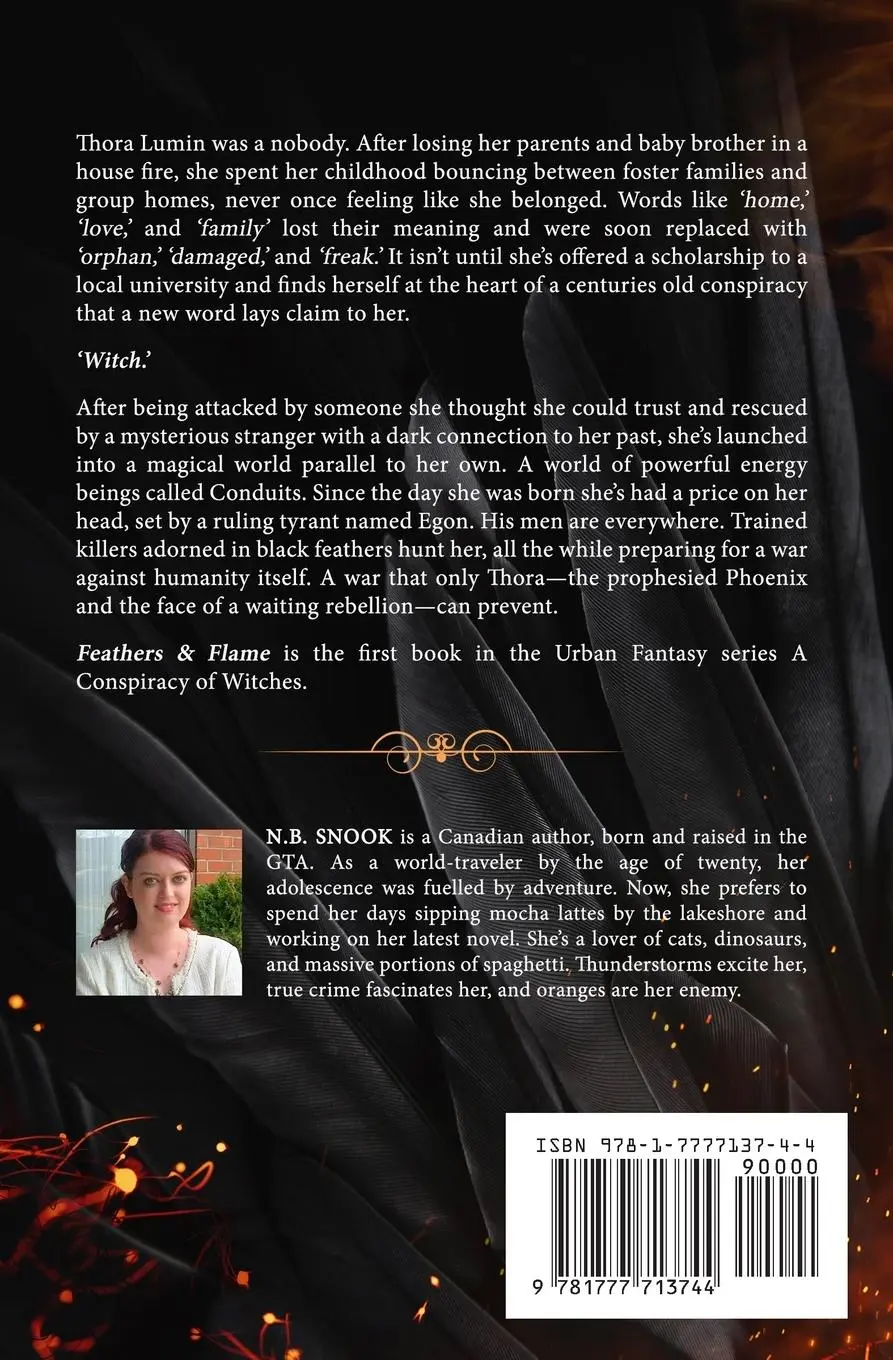 Rückseite: 9781777713744 | Feathers and Flame | N. B. Snook | Taschenbuch | Englisch | 2022