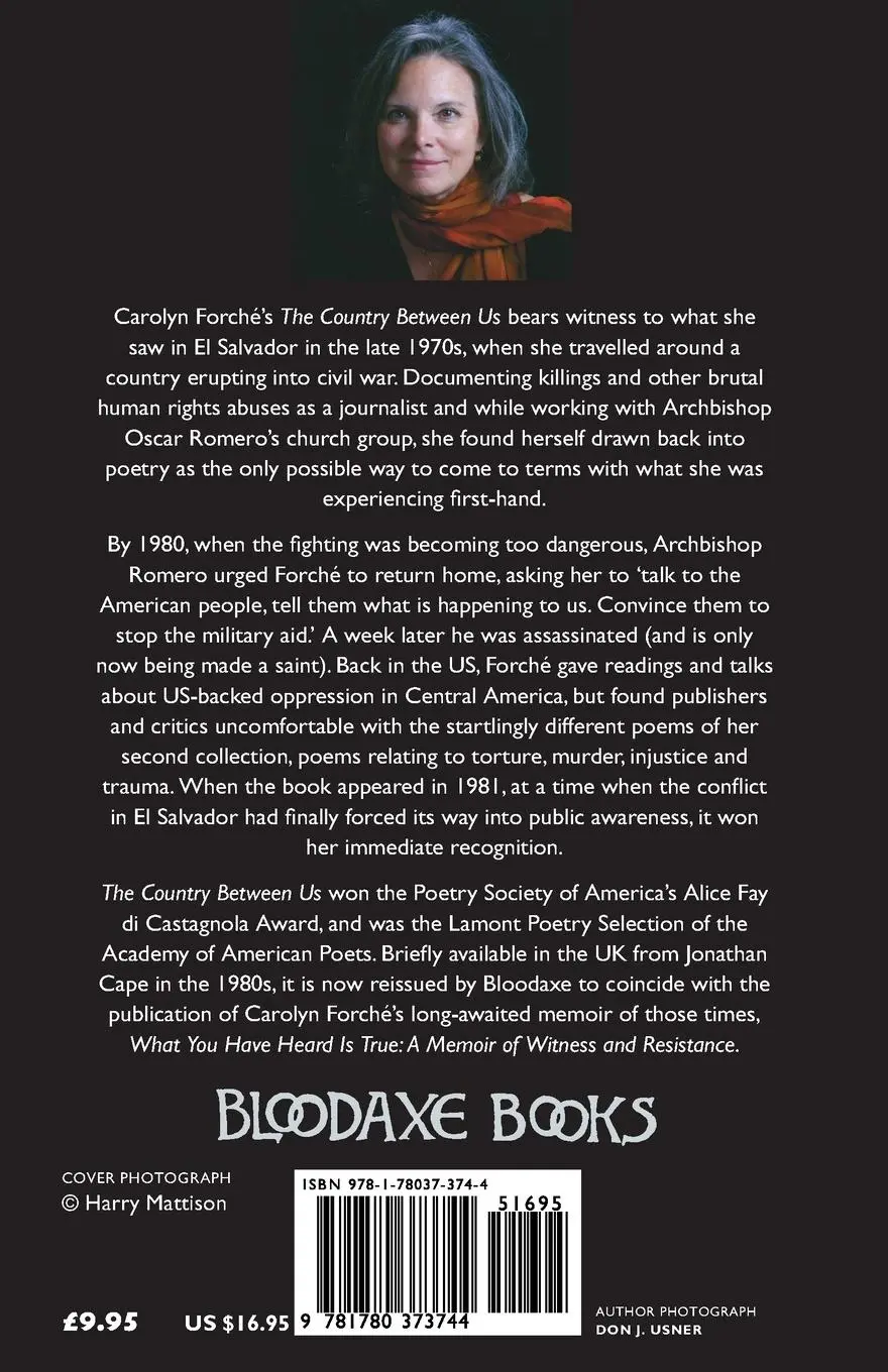 Rückseite: 9781780373744 | The Country Between Us | Carolyn Forche | Taschenbuch | Englisch