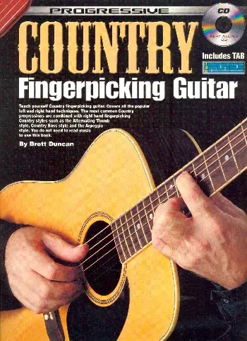 Cover: 9781864693744 | Progressive Country Fingerpicking Guitar | Brett Duncan | Progressive