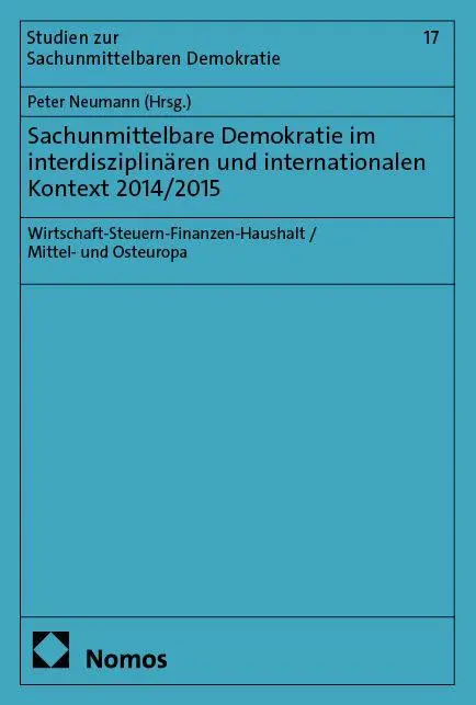 Cover: 9783756033744 | Sachunmittelbare Demokratie im interdisziplinären und...